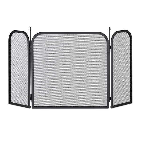 Belfry Heating Kaminschirm Makaila aus Stahl | Wayfair.de